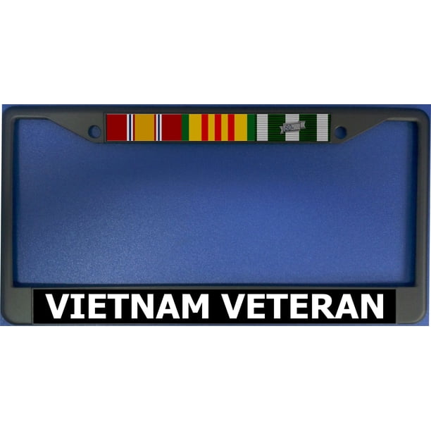 Vietnam Veteran Black License Plate Frame - Walmart.com - Walmart.com