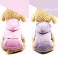 thumbnail image 3 of Methold Suéter para perros, ropa suave para perros, Sudadera con capucha deportiva, abrigo, ropa para cachorros y gatos Ropa para mascotas Rosa XXL, 3 of 6
