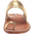 thumbnail image 3 of Sam Edelman Margit Amber Gold Toe Ring Strappy Slip On Flat Slides Sandals (Amber Gold, 7), 3 of 5