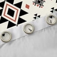 thumbnail image 4 of Erosebridal Beige Aztec Black Out Curtains, Farmhouse Dreamcatcher Cow Skull Print Curtains Pack of 2 (42x63 Each), 4 of 6