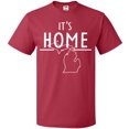 thumbnail image 3 of Inktastic It's Home- State of Michigan Outline T-Shirt, 3 of 5