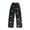 Dark Blue, variant on Womens Pyjamas Flannel Trousers, Anime Cartoon Casual Trousers Autumn Winter, Cozy, Warm, Loungewear, Sleepwear, Elastic Waist