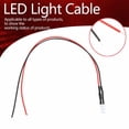 thumbnail image 4 of Liukouu 10pcs 12v 5mm LED Light-emitting Diode Wired Multicolor LED Light Cable 20cm 0.06W, 4 of 8