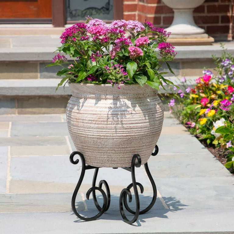 Gardien GD46345-C Black Steel Plant Stand