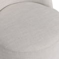 thumbnail image 6 of Duhome Upholstered Round Linen Dining Chair,Accent Armless Modern Dining Chairs for Dining Room Bedroom Living Room, 6 of 10