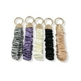 thumbnail image 6 of Scrunchie Keychain Wristlet Hair Accessory Phone Lanyard 6 Fashionable Colors, 6 of 13