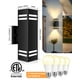 thumbnail image 3 of Luces de pared para exteriores SHIMR, 30 cm, del anochecer al amanecer, paquete de 2, 3 of 9
