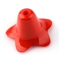 thumbnail image 2 of Opaque Acrylic Beads Trumpet Flower Beads Flower Red 17x17x12mm Hole: 1.5mm, 2 of 2
