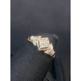 thumbnail image 3 of Stunning 0.86 Cts Princess Marquise Pear Diamonds Anniversary Ring In Hallmark 14K Rose Gold, 3 of 13