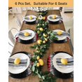 thumbnail image 4 of 13 Inch Round Placemats Set of 4, Merry Christmas Non Slip Heat Insulation PP Table Mats, Winter Holiday Xmas Snowflake Red Plaid Washable Place Mats for Kitchen Dining Party Table Decor, 4 of 7
