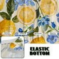 thumbnail image 5 of Xoenoiee Lemon Floral Print Armless Futon Cover Sofa Bed Slipcover, Full Size Futon Mattress Cover, Soft Sofa Bed Covers Stretch Furniture Protector for Pets Kids, 5 of 7