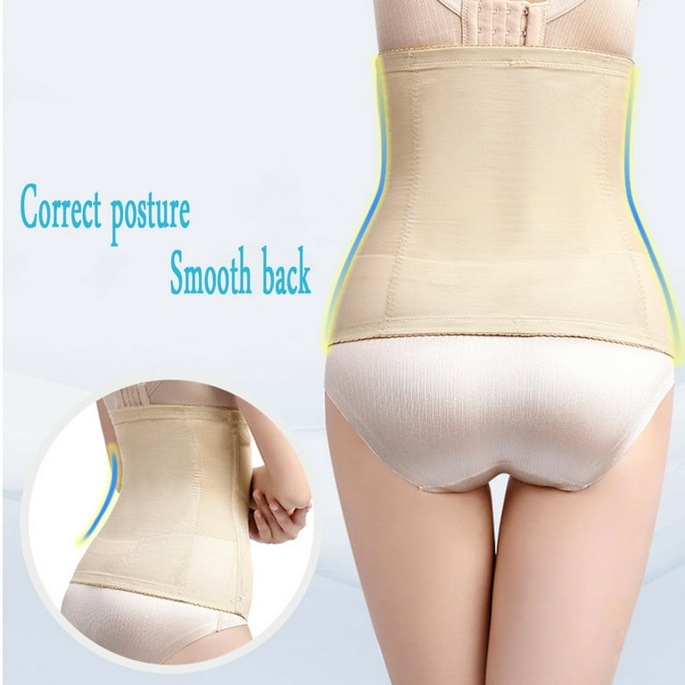 Odeerbi Shapewear for Women 2024 Tummy Control Abdominal Band Female High  Waist Slimming Breathable Body Shaping Traceless Binding Ultra-thin Shaping  Bandage Khaki 
