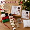 thumbnail image 6 of Crochet Christmas Spiral Ornament DIY Kit, 3D Christmas Hanging Decor with Soft Yarn & Ergonomic Hook for Beginner Crafters, 6 of 8