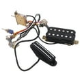 thumbnail image 2 of Dual Rail Dual Coil Pickup Cable, Guitar Wiring Harness Standard Size 1T1V Potentiometer Capacitor Prewired  For Musical Instruments, 2 of 8