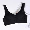 thumbnail image 2 of TAGOLD Womens Plus Size Bra Clearance,Summer Casual Bras for Womens,Women's Plus Size Bra,Casual Sexy Lace Front Button Shaping Cup Shoulder Strap Underwire Bra Plus Size Extra-Elastic Wirefree, 2 of 4