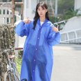 thumbnail image 1 of Poncho impermeable de eva, impermeable de viaje, impermeable no desechable para adultos, impermeable transparente para exteriores con protección ambiental combinada, 1 of 1