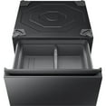 thumbnail image 2 of Samsung WE502NV 27 inch Bespoke Brushed Black Laundry Pedestal with Storage Drawer, 2 of 4