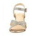 thumbnail image 6 of Njoeus Womens Buckle Ankle Strap Low Wedges Sandals Dressy Sandals For Women Black,White,Rose,Gold Open Toe Wedge Sandals, 6 of 6