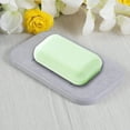 thumbnail image 3 of STRANDCHIC Diatomite Soap Holder Rectangular Water Absorption Home Daily Use Grey 1Pack, 3 of 5
