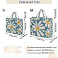 thumbnail image 2 of FORMRS Womens Corduroy Tote Bag Crossbody Shoulder Purse Handbag with Detachable Strap, Whimsy Daisy Pattern, 2 of 7