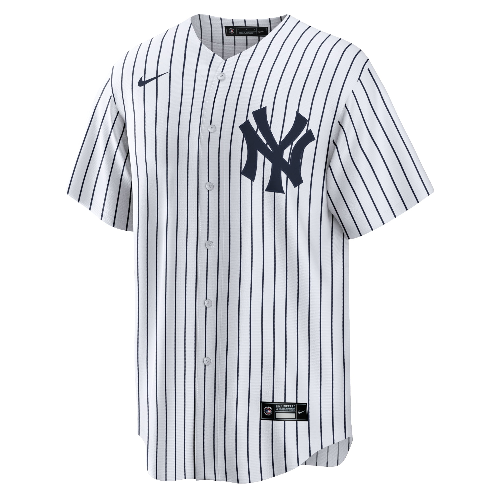 Men's Nike White New York Yankees Home Replica Team Jersey 