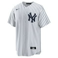 thumbnail image 2 of Men's Nike White New York Yankees Home Replica Team Jersey, 2 of 3