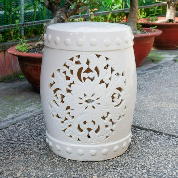 International Caravan Isfahani Garden Stool