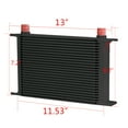 thumbnail image 3 of PIT66 25 ROW 10AN Engine Transmission Aluminum Oil Cooler Kit + Oil Cooler Sandwich Plate Fit Fit for LS1 LS2 LS3, 3 of 5