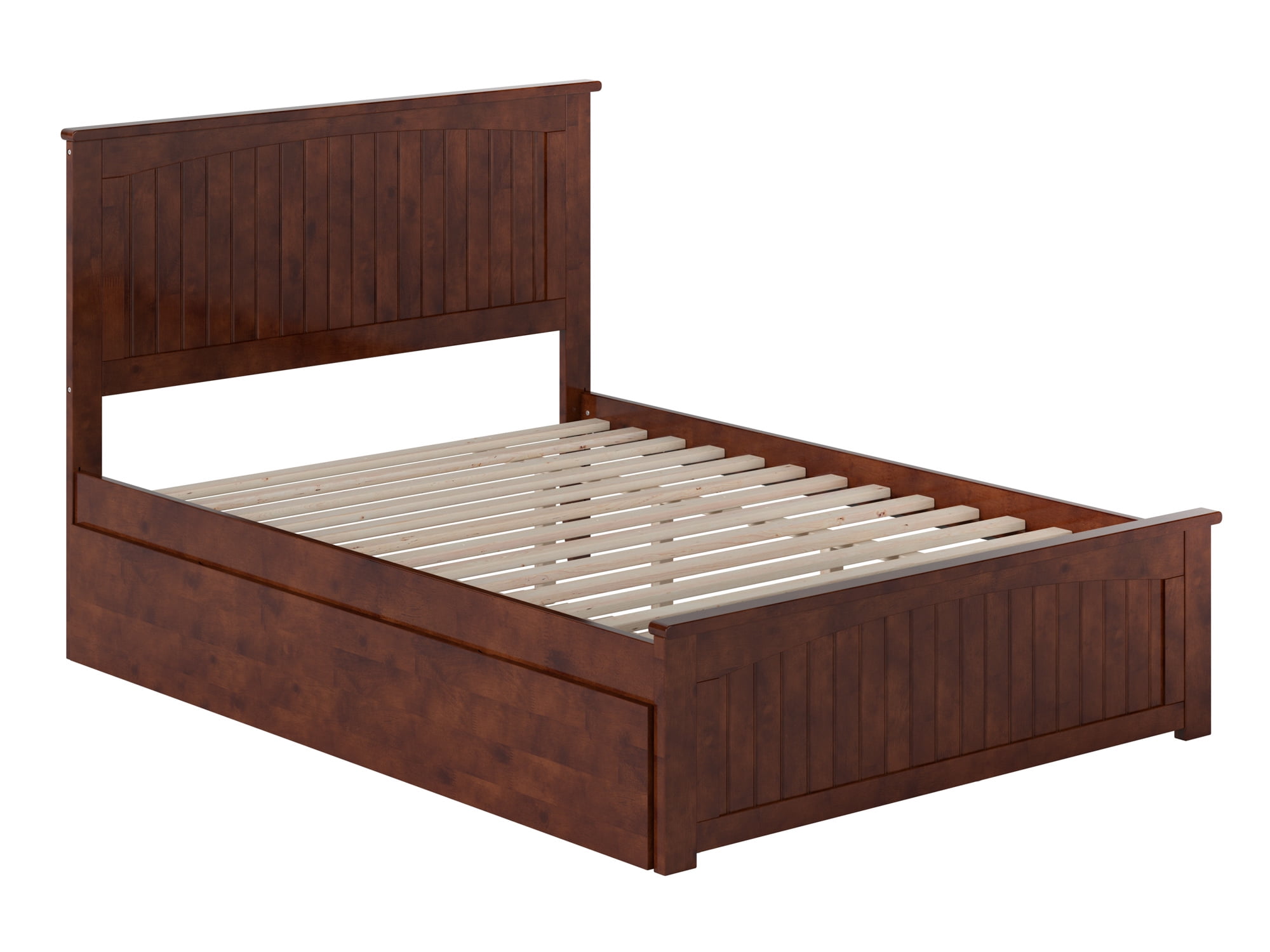 AFI Nantucket Full Wood Platform Bed with Matching Footboard and Twin Trundle - Thumbnail 3