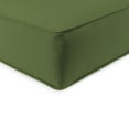 thumbnail image 4 of Jordan Manufacturing 46.5" x 24" Veranda Hunter Green Solid Rectangular Outdoor Deep Seat Chair Cushion Set with Welt, 4 of 9