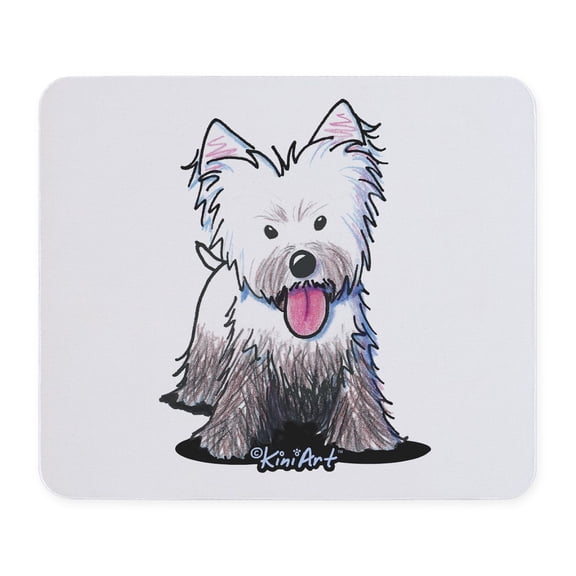 CafePress - Muddy Westie Mousepad - Non-slip Rubber Mousepad, Gaming Mouse Pad
