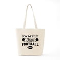thumbnail image 6 of CafePress - Family Faith Football Tote Bag - Unisex Canvas Tote Bag, Beige, 1-Piece, 6 of 7
