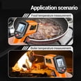 thumbnail image 6 of Industrial thermometer,400 /-58 Not Human /-58℉～752℉ Non- Ir Thermometer Th201 -50c.400c /-58f752f Thermometer Handheld Temperature Tester Thermometer Kitchen -50℃～400℃ /-58℉～752℉, 6 of 7