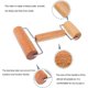 thumbnail image 3 of Rodillos de amasar de madera de haya natural: paquete de 2, superficie antiadherente, eje de acero inoxidable, diseño ergonómico para entusiastas de la cocina, 3 of 7