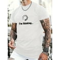 thumbnail image 1 of T-Shirt Homme Imprimé Confort Quotidien - 100 % Coton, Coupe Décontractée et Confortable, Manches Courtes, Col Rond - Lavable en Machine, Idéal pour Usage Quotidien et Activités Extérieures, 1 of 8