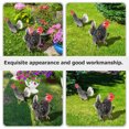 thumbnail image 4 of 2pcs Outdoor Front Yard Stake Decor Realistic Chicken Pattern Stake 3D Acrylic Yard Sign, 4 of 8