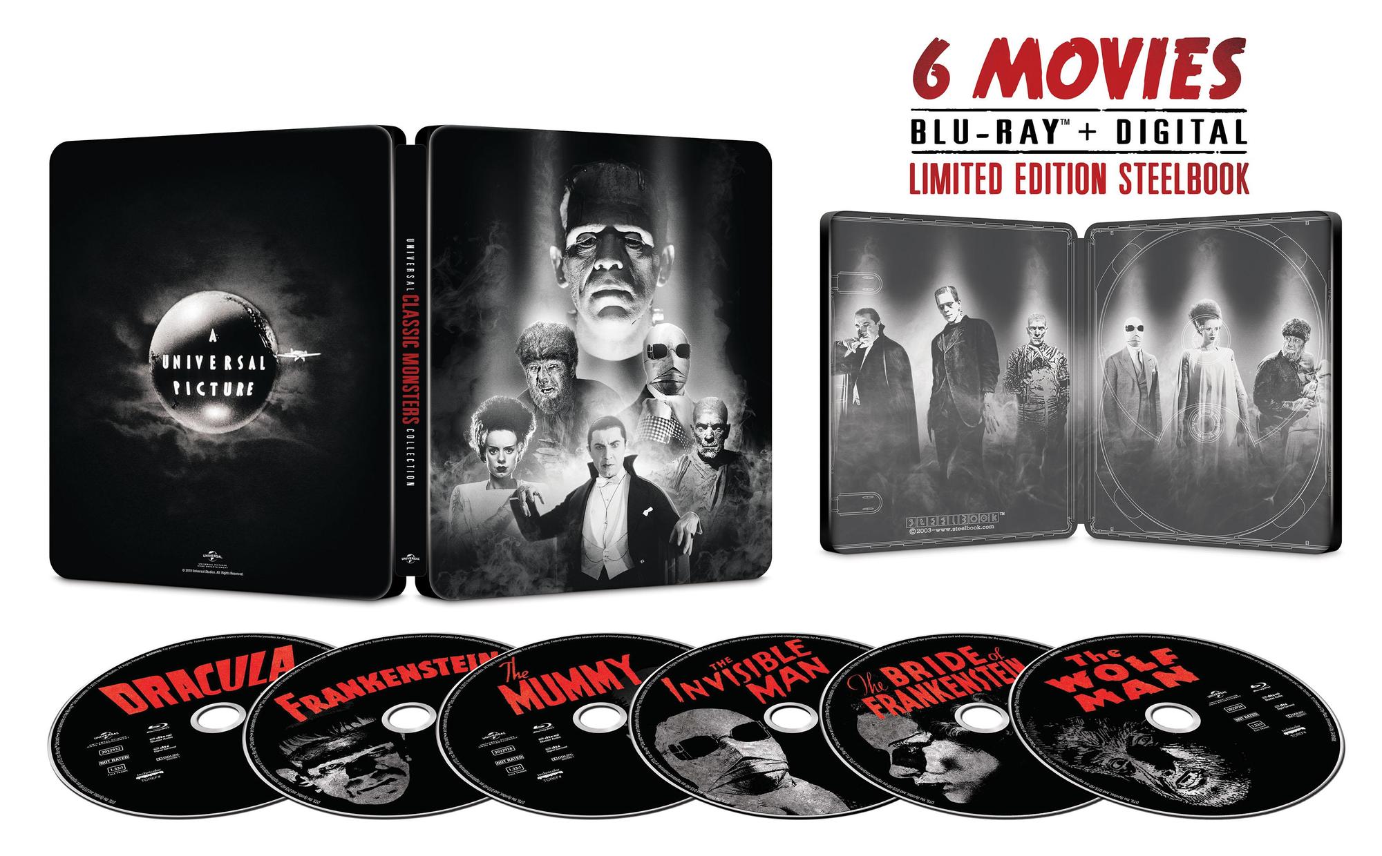 Universal Monsters Collection: Dracula, Mummy, Frankenstein