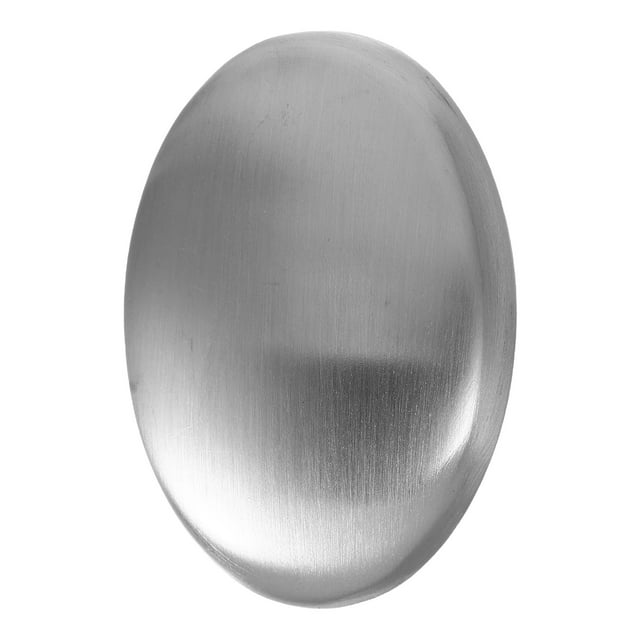 Stainless Steel Soap for Hand Wash and Odor Removal Durable Silver Metal Small Size