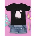 thumbnail image 3 of Spooky Night. Cute Sleepy Ghost T-Shirt Juniors -Image by Shutterstock,  Large, 3 of 4