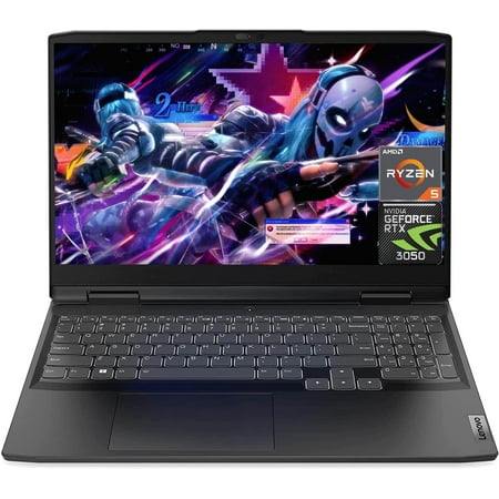 Lenovo 15.6'' IdeaPad Gaming 3 Laptop, 64GB DDR5, 1TB SSD, 15.6 Inch FHD 120Hz Display, AMD Ryzen 5 6600H Processor, NVIDIA GeForce RTX 3050, Wi-Fi 6, Business and Gaming, Windows 11 Home