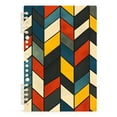 thumbnail image 7 of FORMRS 1-Subject Spiral Notebook 8" x 5" College Ruled 60 Refillable Sheet A5 Hard Cover, 2 Pack, Red Geometric, 7 of 7