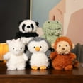 thumbnail image 4 of 20cm Fluffy Long Plush Kawaii Chicken&Pig&Owl&Mouse Plush Toy Soft Cartoon Animals Foxes&Dog&Sheep Stuffed Doll Accompany Toys, 4 of 10
