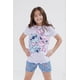 thumbnail image 2 of Conjunto de camiseta y pantalones cortos Disney Lilo & Stitch Angel para niñas, 2 of 7