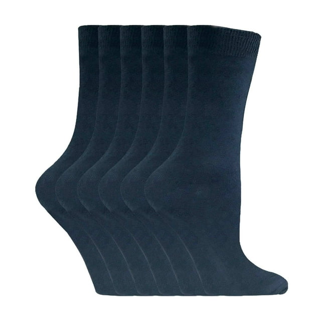 Sock Snob - 6 Paires de Chaussettes Cheville pour Femmes, Couleur Unie, Riche en Coton