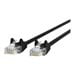 Belkin 20ft CAT6 Ethernet Patch Cable Snagless RJ45 M/M Black - patch cable - 20 ft - black - (Best Cat6 Cable Review)