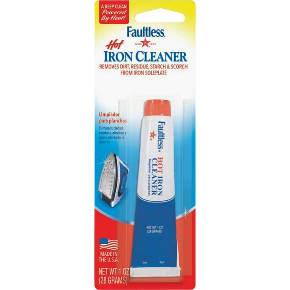 Faultless Hot Iron Cleaner - Removes Residue from Irons - 1 Oz