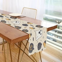 Yayeee Table Runner 70 inches Long Home Kitchen Dinning Party Decoration, Halloween Black Pumpkins