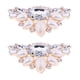 thumbnail image 1 of 2x Clips de Imitación de Cristal para Mujer, 1 Uds., Hebillas, Decoración de para , Champán, 1 of 9