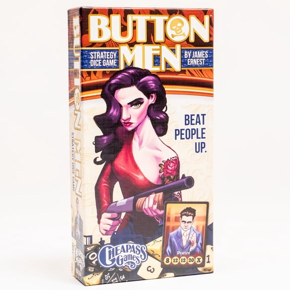 Button Men: Beat People Up - Cheapass Games, Strategy Dice Game, Welcome To Fight City, Multiplayer & Campaign Games