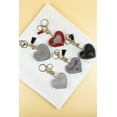 thumbnail image 4 of Heart Shaped Rhinestone Keychain with Clip Snap Hook, 4 of 10